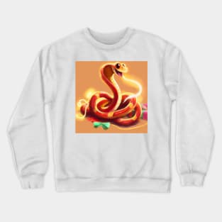 Cute Snake Drawing Crewneck Sweatshirt